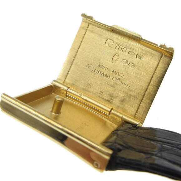 Chanel Premiere G.S.00646 Ladies Quartz Watch 18KYG Leather 67774 - Picture 4 of 9